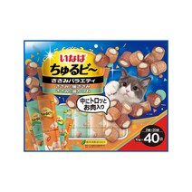 이나바 고양이 츄르비 10g, 닭가슴살 버라이어티 (QSC-285), 400g, 1세트