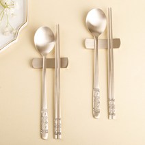 오부자 방짜유기 물결거북 2인수저세트, 숟가락 2p   젓가락 2p, 1세트