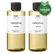 해피바스 오리지널 컬렉션 바디오일 오리지널, 2개, 250ml