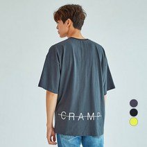 빅사이즈클럽 남성용 가로 크램프 반팔 티셔츠