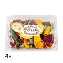 웰빙공작소 야채 과일 믹스 칩, 300g, 4개