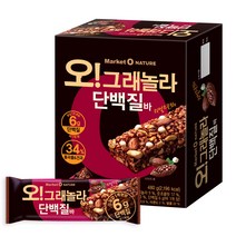 오리온 오 그래놀라 단백질바 12p, 1개, 480g