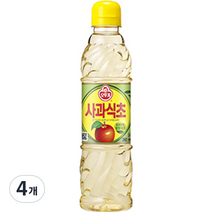 오뚜기 사과 식초, 360ml, 4개