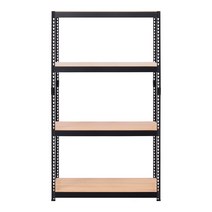 스피드랙 V2 스탠드선반 4단 1200 x 600 x 2100 mm, 블랙