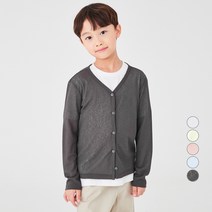 롤리트리 아동용 시원 단추 가디건
