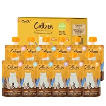 캣티즌 무스 짜먹는 고양이 간식 90g 12개, 치킨, 참치, 연어, 대구, 새우, 게살, 1세트