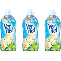 버넬 섬유유연제 아몬드블러섬 본품, 1.8L, 3개