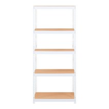 스피드랙 V2 스탠드 선반 5단 800 x 400 x 2100 mm, 화이트