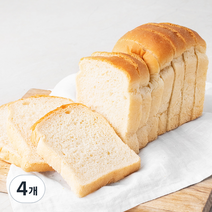 브로드카세 발효종 고소한 우유식빵, 4개, 390g