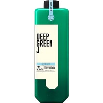 제이숲 딥그린제이 네이처 바디로션 화이트 머스크향, 1개, 1000ml