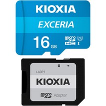 [micro어댑터] 키오시아 EXCERIA XC UHS-I microSD 메모리카드 + SD 어댑터 세트, 16GB