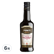 폰티 식초, 발사믹식초, 500ml, 6개