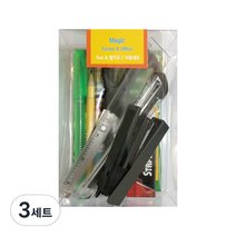 오매직라이프 툴 필기구10종 세트, 혼합색상, 3세트