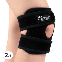 에코리즈 홀형 2단 무릎 보호대 / 네오프렌 보호대, 2개