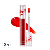 루즈스타 플럼핑 립 타투팩 5g, 2개, 리칠리 레드