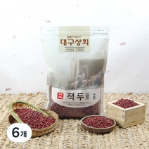 대구상회 국산 적두(팥), 6개, 500g