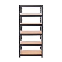 스피드랙 V2 선반 6단 600 x 300 x 1800 mm, 블랙(앵글)