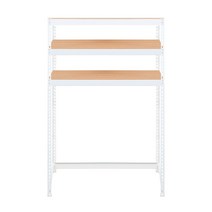스피드랙 V2 3단 선반 1100 x 400 x 1800 mm, 화이트(앵글)