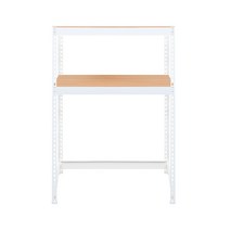 스피드랙 V2 세탁기 선반 2단 1000 x 500 x 1500 mm, 화이트(앵글)