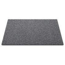 순수 코일 현관매트 120 x 120 cm 두께 20mm, 그레이 + 블랙, 1개