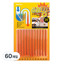 모나코올리브 슈퍼팡 오렌지 배수구 세정스틱, 60개입, 2g