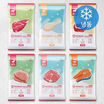 하이독 강아지 화식사료 버라이어티팩 100g x 6종 (냉동), 1세트