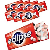 이클립스 스트로베리향 캔디, 34g, 8개