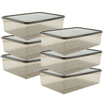 비트리 냉장고 정리용기 2.3L, 6개, 1개