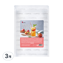 컵풀 복숭아 아이스티 파우더, 1kg, 3개, 1개입
