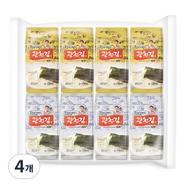 들기름을 발라 더 고소한 달인 김병만의 광천김 4g, 64g, 4개