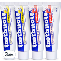 투스노트 테라피치약 2종 x 2p x 30g 세트, 3개