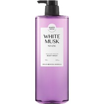 해피바스 모이스처 퍼퓸 바디워시 화이트머스크, 1개, 760ml