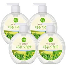 순샘 제주 사철쑥 항균 주방세제 용기, 4개, 500ml