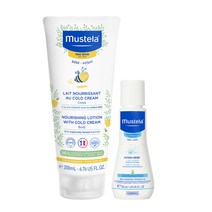무스텔라 너리싱 로션 위드 콜드 크림 200ml + 이드라 베베 바디 로션 50ml 세트, 1세트