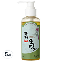 자연마을 쌀겨 클렌징 오일, 125g, 5개