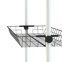 가화홈시스 행거 부품 바구니 25mm, 블랙