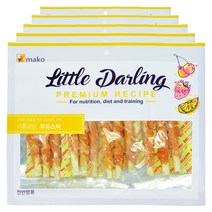 리틀달링 애견간식 사사미, 우유스틱, 5개입