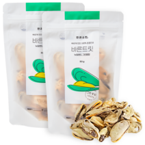 반려소반 바른트릿 강아지 간식, 2개, 그린홍합