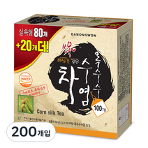 [AHW_7554301] 엔돌핀 옥수수수염차 가정용티백차 티백형차 오피스차 티백차 맛있는차, 1.5g, 100개입, 2개