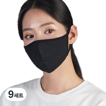편한 입체 필터 마스크 별패턴 + 스토퍼 2p + 교체필터 20p 세트, 9세트, 3개