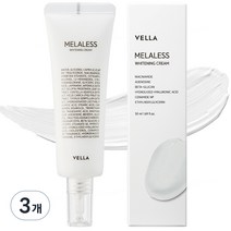 VELLA 멜라리스 화이트닝 크림, 50ml, 3개