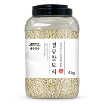건강곡간 2023년산 햇곡 영광 찰보리, 4kg, 1통