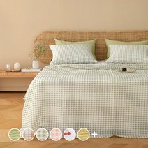 디어썸머 시어서커 여름홑이불+베개커버 세트