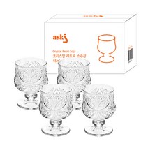 애스크제이 레트로 감성술잔 4p, 1세트