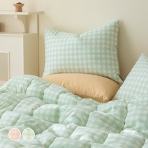 마틸라 파스텔 차렵이불 + 베개커버 세트