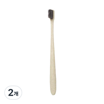 팡팡카트 호텔용 튼튼한 칫솔 베이지, 1개입, 2개