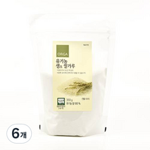 올가 유기농 생쌀가루, 350g, 6개