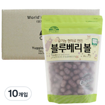 오가닉스토리 유기농 현미로 만든 유아 블루베리볼 65g, 블루베리, 10개