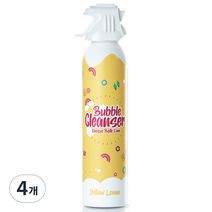 유니끄 버블 클렌저 옐로 레몬향, 4개, 250ml