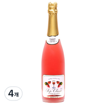 [하이세븐] Hi Seven 탄산음료 탑클래식 스트로베리 750ml, 4개